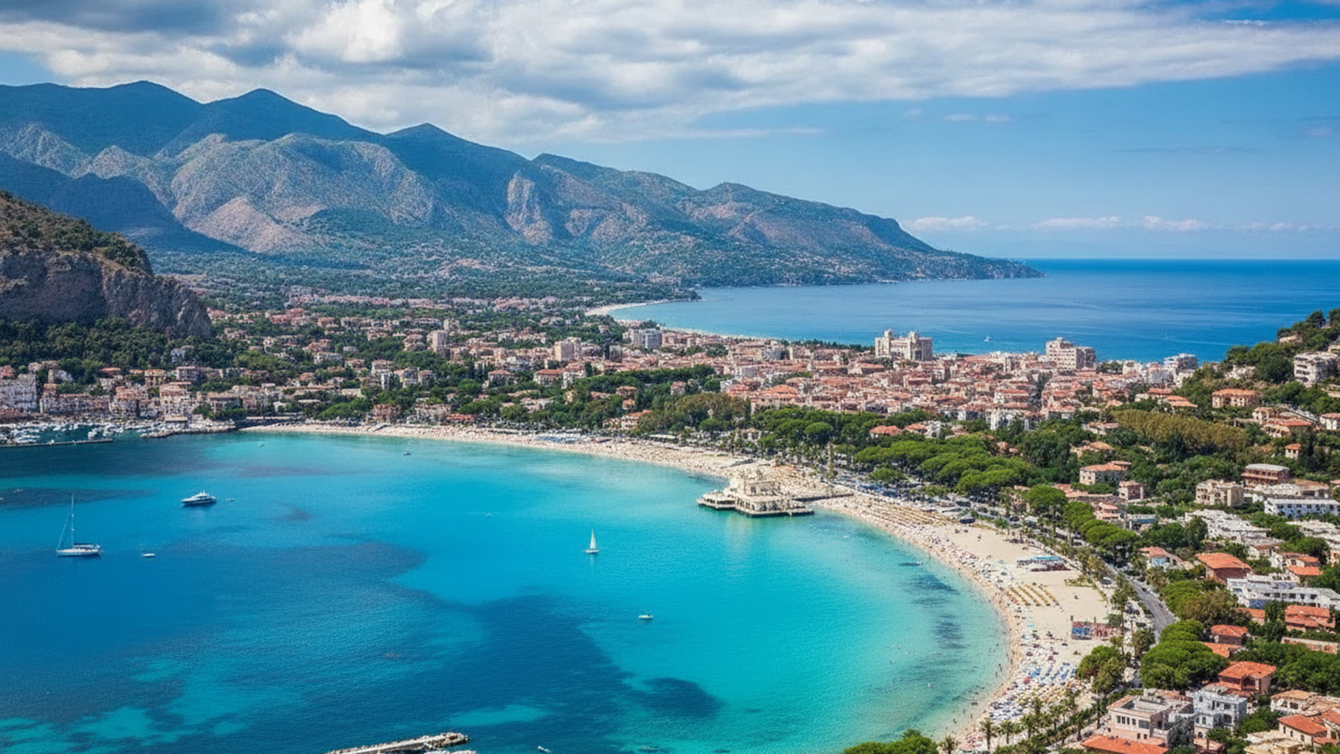 Spiaggia di Mondello — Palermo (Sicilia)